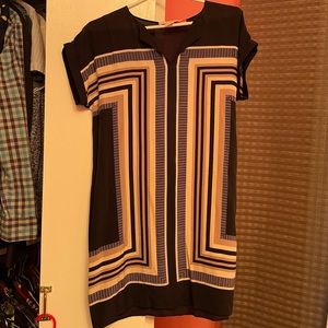 Cynthia Rowley art deco silk dress